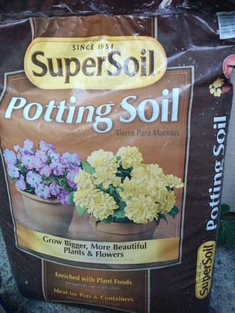 Pots and potting soil 3