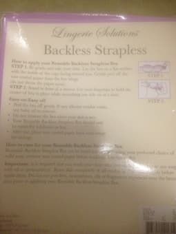 $10 - Reusable Strapless Backless Bra 2