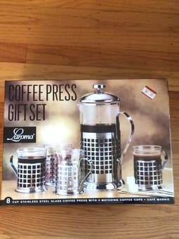 Laroma Coffee Press gift set - $30 1