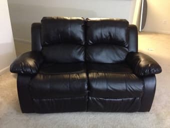 Double reclining Couch Sofa 1