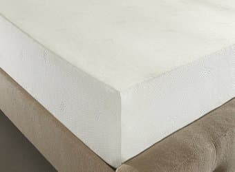 Used Memory Foam Mattress, stain-free, with clean protective cover 1