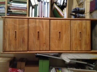 large wood file cabinet $30 1