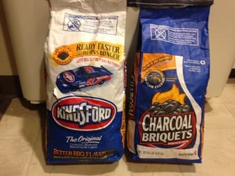 Two bags of charcoal (17 lbs total) - $6 1