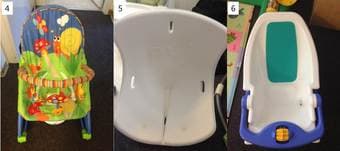 Baby Stuff - 6 iteams (Jumperoo, Saucer, Bath tub, etc) 2