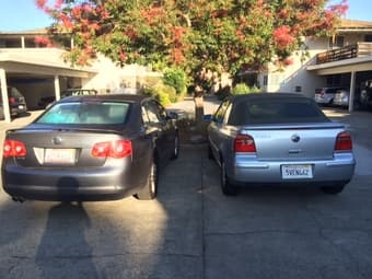 Two Volkswagen for sale: 2007 Jetta & 2002 Cabrio convertible 1