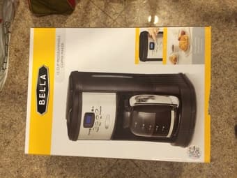Bella 12-cup programmable coffee maker - $40 1
