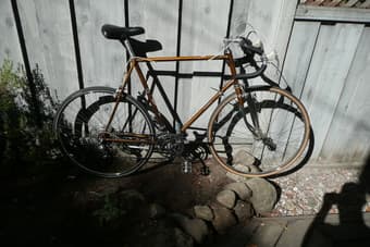 Durable large road bike: $150 1