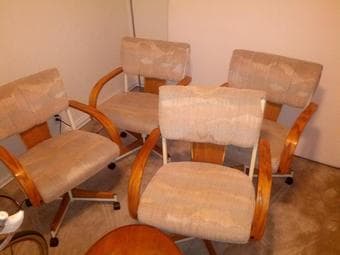 Dinner Table + 4 Chairs - $40 1