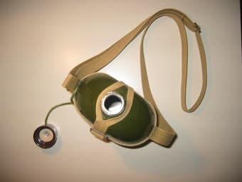 Military aluminum kettle and canvas bag 3