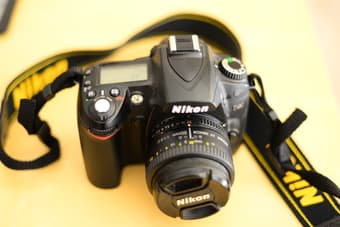 Nikon D90 Body + 50 mm Nikkor Lens + Accesories  - 350$ 2