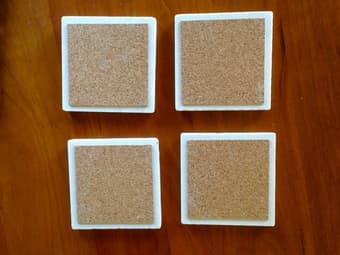 Berkshire Hathaway - Warren Buffet - Charlie Munger Coaster Set - $25 2