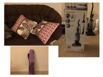 Moving Back to India and selling stuff like table, vacuum, night stand 2