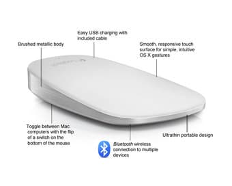 Logitech Ultrathin Touch Mouse T631 - $30 1