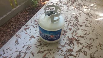 BARELY USED Propane tank $25 1