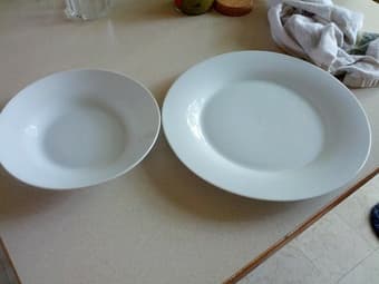 Plates and serving bowl 1