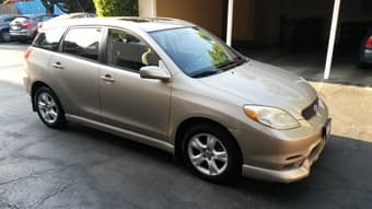 2003 Toyota Matrix, manual, gold 1