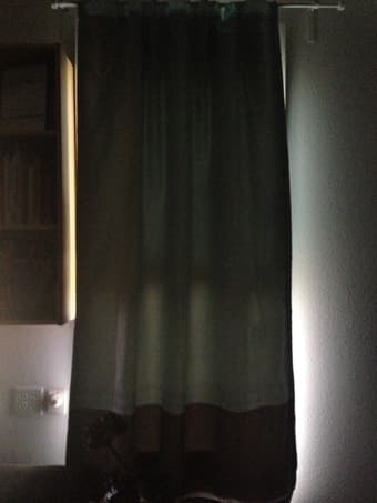 Blue Silk Blackout Curtains $30 3