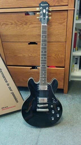 Epiphone ES-339 electric guitar and amp, like new - $400 1
