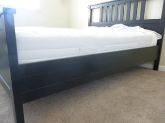 BED HEMNES Bed frame 130$ & SULTAN HALLEN (Queen size) 200$ 3