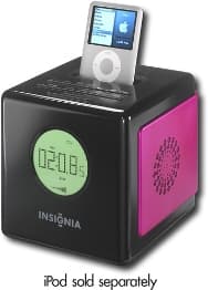 Insignia NS-CL01 AM/ FM Dual Alarm Clock Radio and iPod Dock***$15*** 1