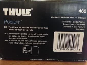 Thule Rack - Podium Feet, Cross Bars and Locks - $150 3