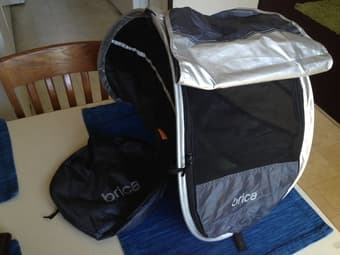 BRICA Infant Comfort Canopy Car Seat Cover $10 1