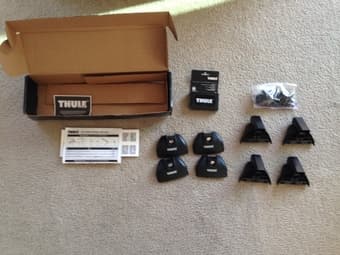 Thule Rack - Load Bars, Podium Feet and Locks - $150 3