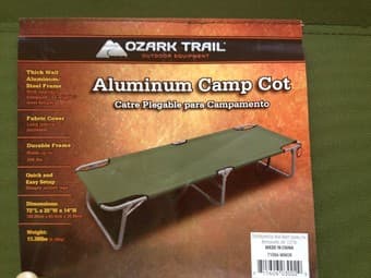 Almost brand new camp cot for sale 3