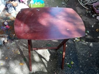 Folding table for $6 1