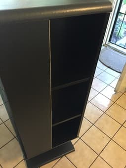 Black Tv Stand Entertainment Unit Storage 44.5 x 24.5 x 15.5 - $65 3