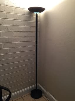Black Office Floor Lamp Very Bright - $35 Union City 1