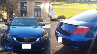 2009 Honda V6 Accord Coupe EX-L-15250$ 1
