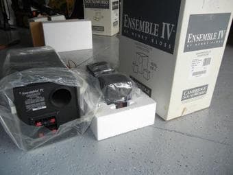 Cambridge Soundworks Ensemble IV Subwoofer + 2 Satellite Speakers 1