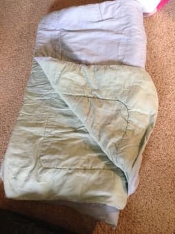 Reversible Blue/green Comforter Size Full/ Queen $8 1