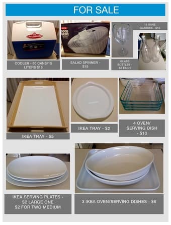 Moving sale 1