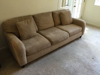 Carson Pine Scott Sectional Couch / Chaise in Great Condition!-SanJose 2