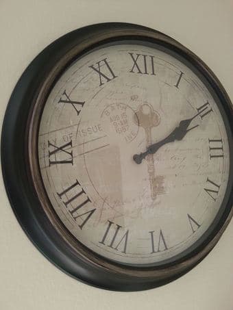 Vintage Look Wall Clock - $25 (san jose downtown) 1