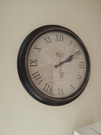 Vintage Look Wall Clock - $25 (san jose downtown) 2