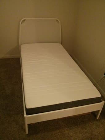 SALE: Bed, Table, Microwave 1