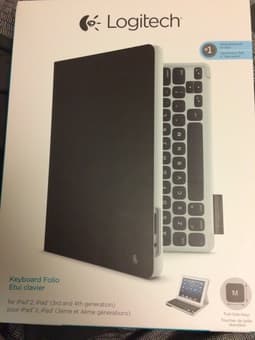 BRAND NEW UNOPENED Logitech Keyboard Folio for iPad 2 or iPad ($99) 1