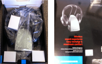 Wireless headphone (Sennheiser RS-120) 2