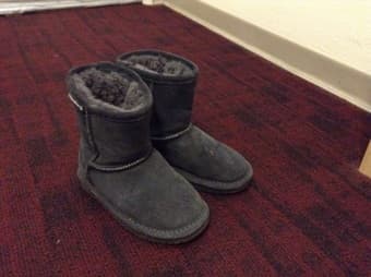 Kids stuff - baby born potty chair, bear paw boot, crocs rain boots 3