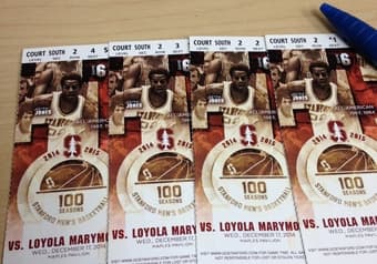 Stanford Men's Basketball Game vs. Loyola Marymount (Dec 17th, 6pm) 1