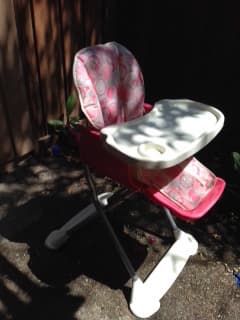 High Chair For Baby Girls For $20 2