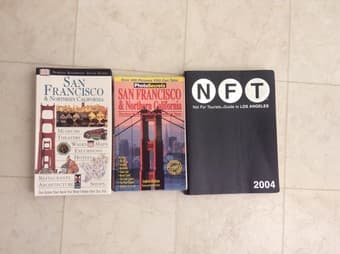 Cooking books, travel books for San Francisco and LA 3