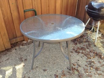 Dining table and chairs 1