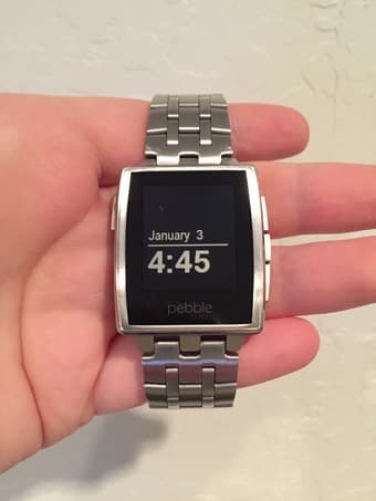 Used Pebble Steel Smart Watch w/ Orig. Box + Bonus! $150 2