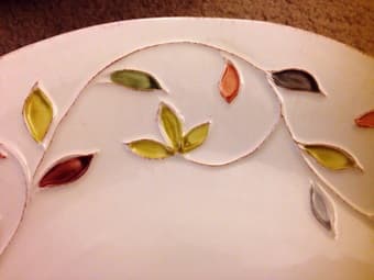 Crate and barrel plates/deep dishes 6pcs --made in Italy 3