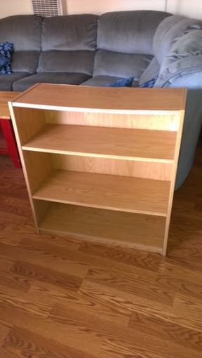 Wood Bookshelf $10 1