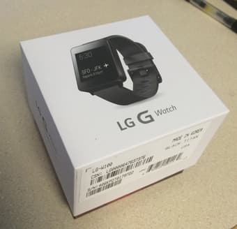 New Unopened Black LG G Watch 1